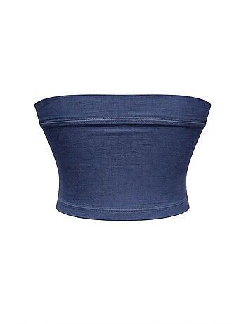 Blouse bandeau courte sans bretelles mixray