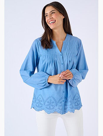 Blouse base brodée - Damart