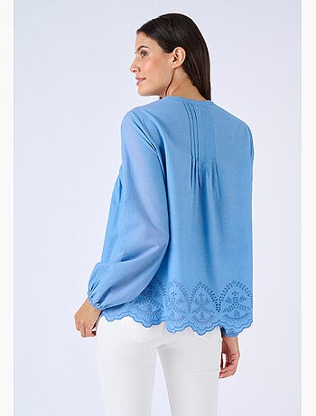 Blouse base brodée - Damart