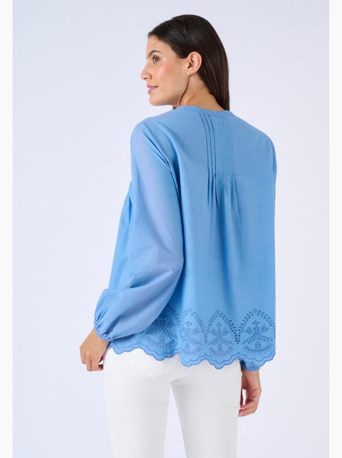 Blouse base brodée - Damart - Kiabi