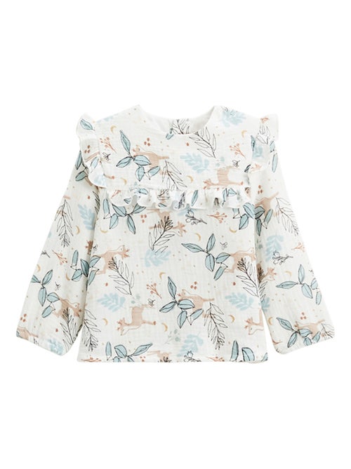 Blouse bébé en gaze de coton Alma - Kiabi