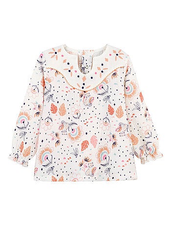 Blouse bébé en gaze de coton Masha