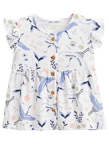 Blouse bébé en gaze de coton Tiana