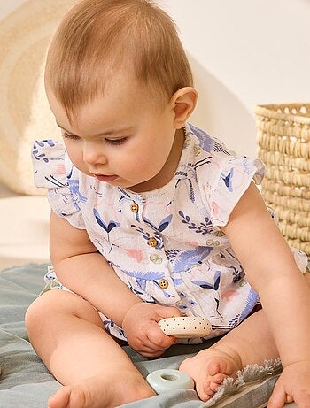 Blouse bébé en gaze de coton Tiana