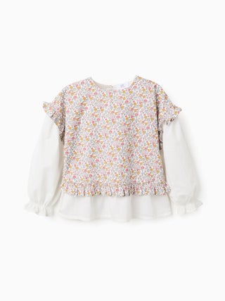 Blouse Bimatière en Coton Floral