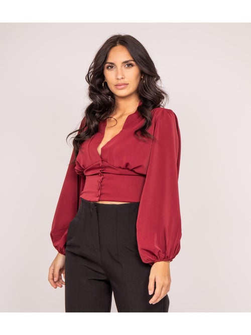 Blouse boutonnee FOLIVIA - Kiabi