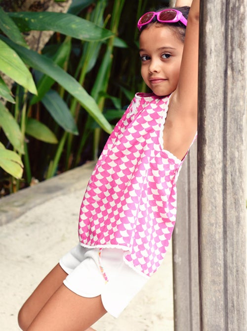 Blouse Bretelles Été   Coton   et Fine Dentelle  ANAIS - La Faute à Voltaire - Kiabi