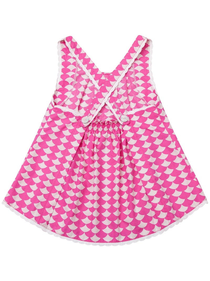Blouse Bretelles Été   Coton   et Fine Dentelle  ANAIS - La Faute à Voltaire Rose fushia - Kiabi