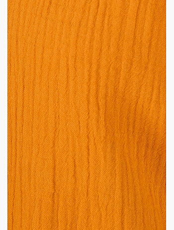 Blouse brodée en double gaze effet crêpé - Damart