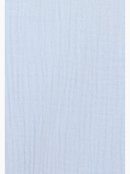 Blouse brodée en gaze de coton - Damart - Kiabi