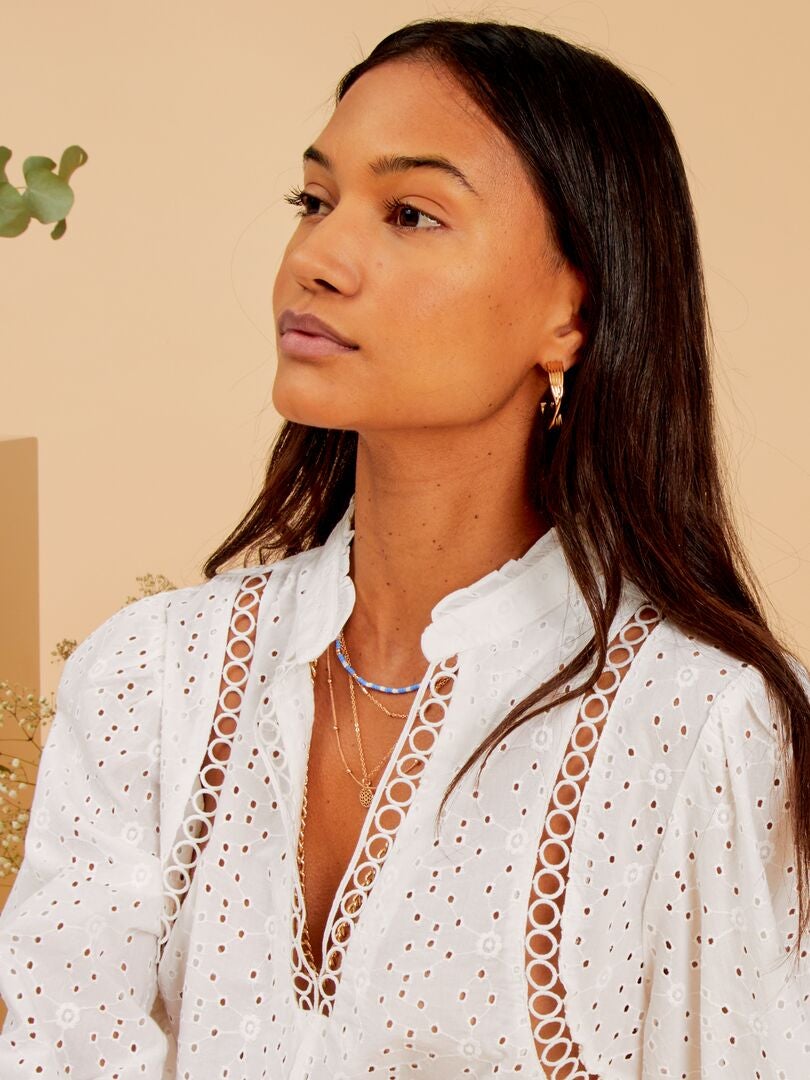 Robe Midi Femme Gap Taille 8 Tall - Noire, Col V, Sans Manches, Broderie - Neuve Avec étiquette