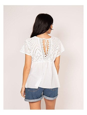 Blouse broderie anglaise FADIA