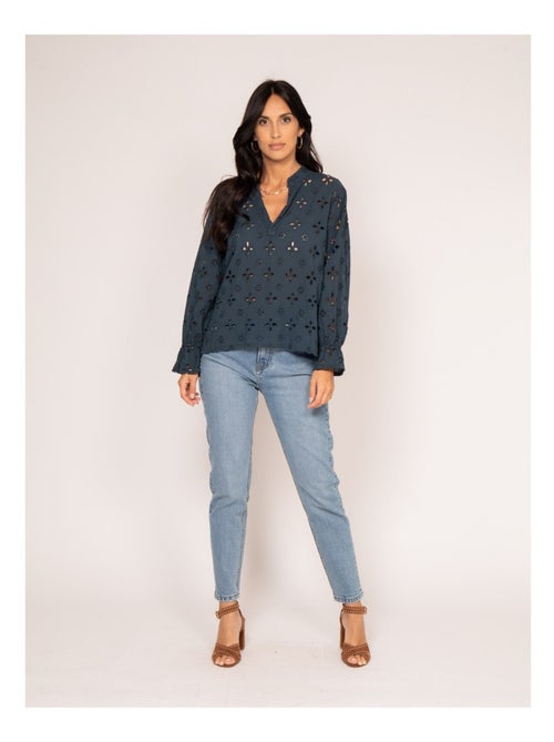 Blouse broderies anglaises FARNELL - Kiabi