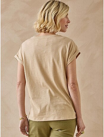 Blouse broderies col tunisien - DAXON