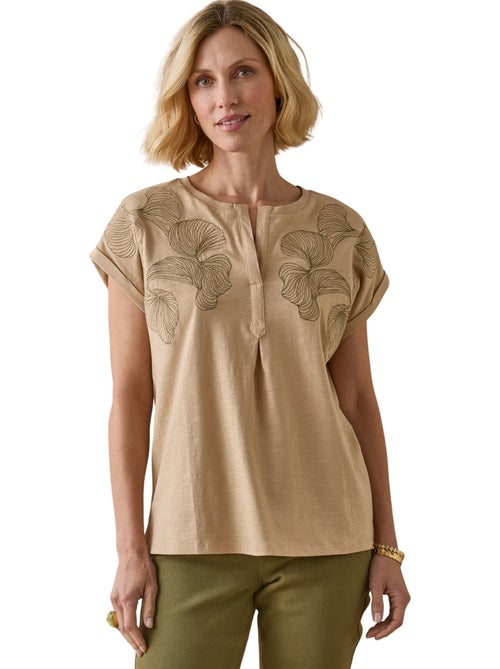 Blouse broderies col tunisien - DAXON - Kiabi Blouse broderies col tunisien - DAXON - Kiabi