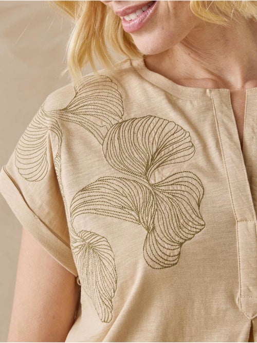 Blouse broderies col tunisien - DAXON - Kiabi Blouse broderies col tunisien - DAXON - Kiabi