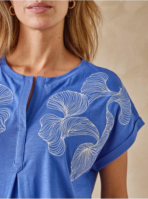 Blouse broderies col tunisien - DAXON - Kiabi Blouse broderies col tunisien - DAXON - Kiabi