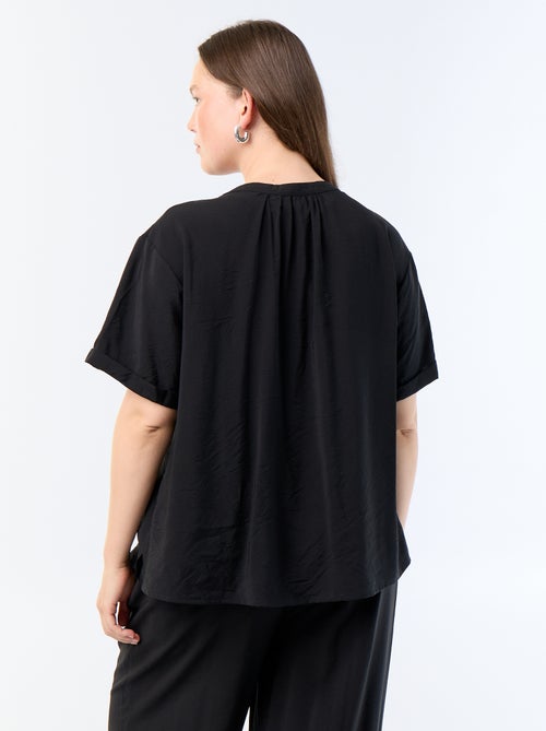 Blouse caftan en viscose fluide - Kiabi