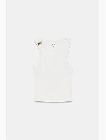 Blouse cami sans manches, coupe ajustée dilvin