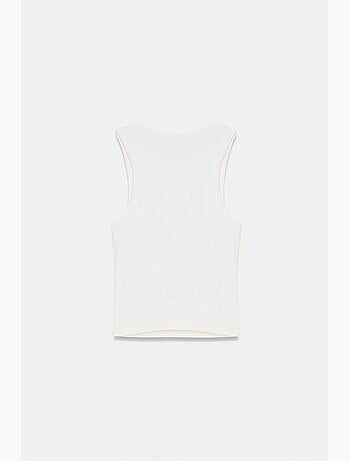 Blouse cami sans manches, coupe ajustée dilvin