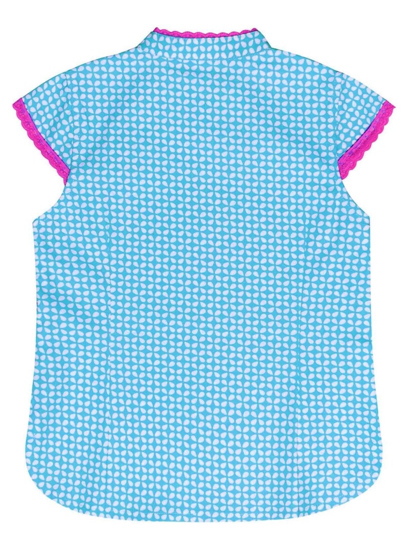 Blouse Chinoise    ANNAM - La Faute à Voltaire Bleu turquoise - Kiabi