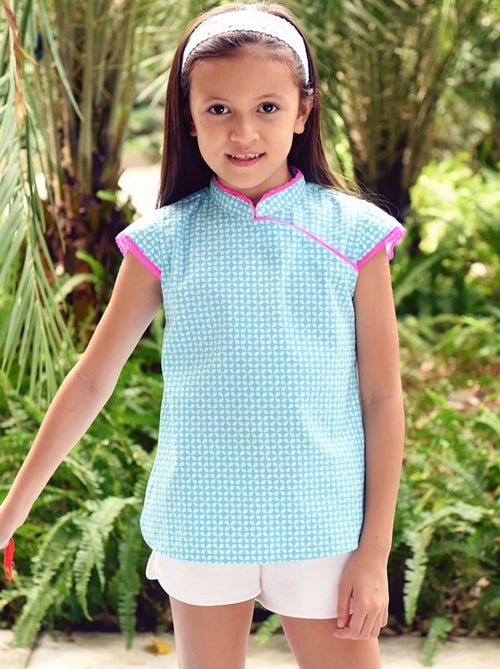 Blouse Chinoise Été   Coton     ANNAM - La Faute à Voltaire - Kiabi