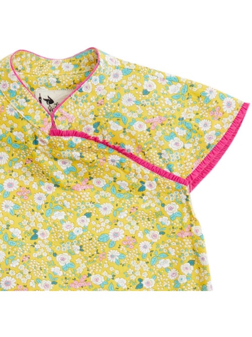 Blouse  Chinoise Liberty  à Col Mao  ANNAM - La Faute à Voltaire - Kiabi