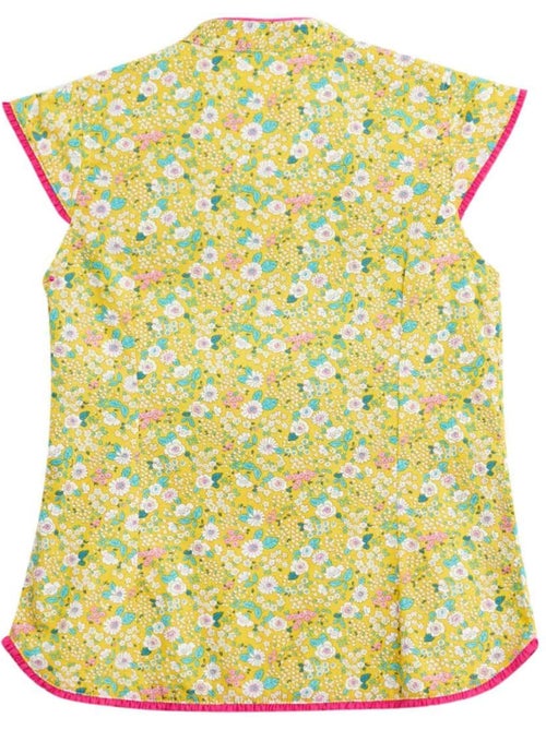 Blouse  Chinoise Liberty  à Col Mao  ANNAM - La Faute à Voltaire - Kiabi