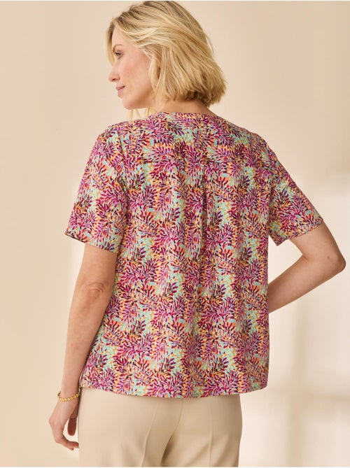 Blouse col rond tissu doux - DAXON - Kiabi