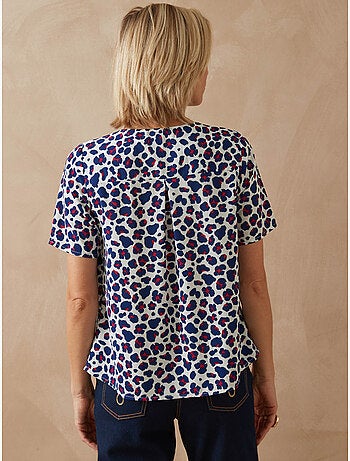 Blouse col rond tissu doux - DAXON