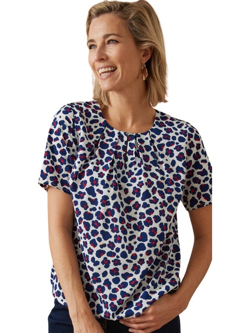 Blouse col rond tissu doux - DAXON - Kiabi