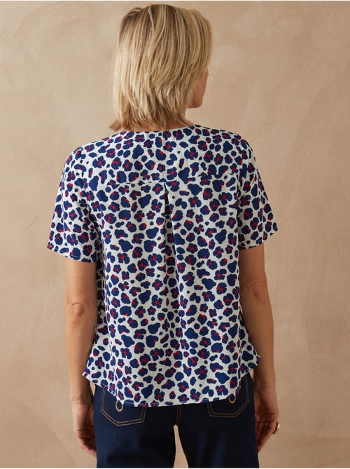 Blouse col rond tissu doux - DAXON - Kiabi