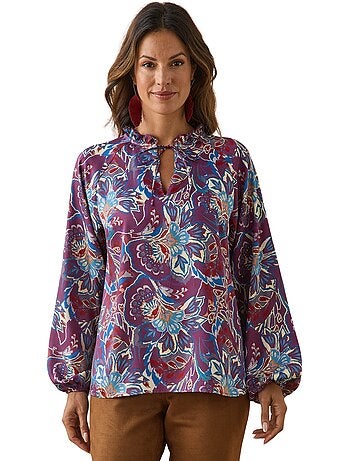 Blouse col volanté - daxon