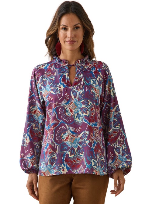 Blouse col volanté - daxon - Kiabi