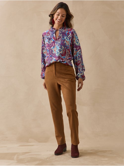 Blouse col volanté - daxon - Kiabi