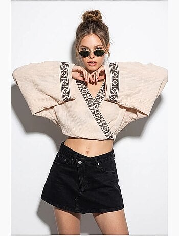 Blouse coton lucci