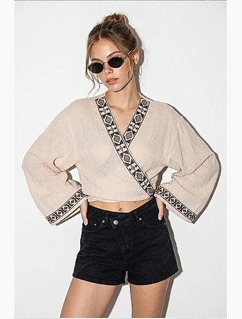 Blouse coton lucci