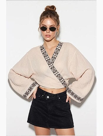 Blouse coton lucci