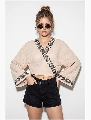 Blouse coton lucci