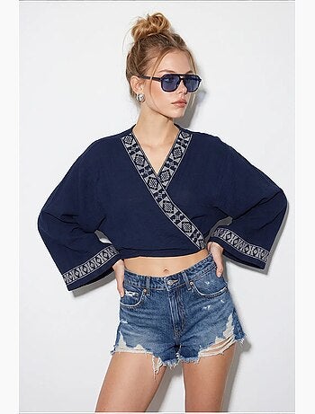 Blouse coton lucci