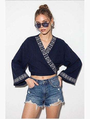 Blouse coton lucci