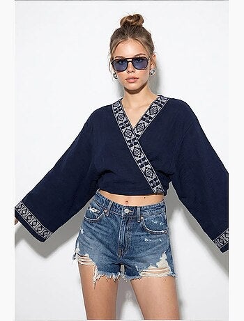 Blouse coton lucci
