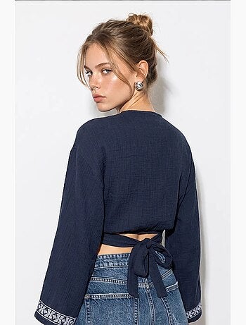 Blouse coton lucci