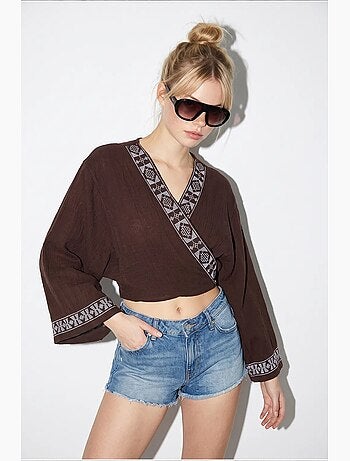 Blouse coton lucci