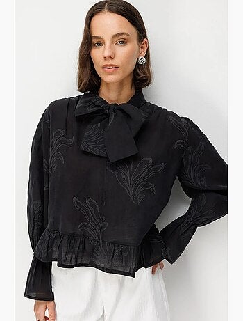 Blouse coton mixray