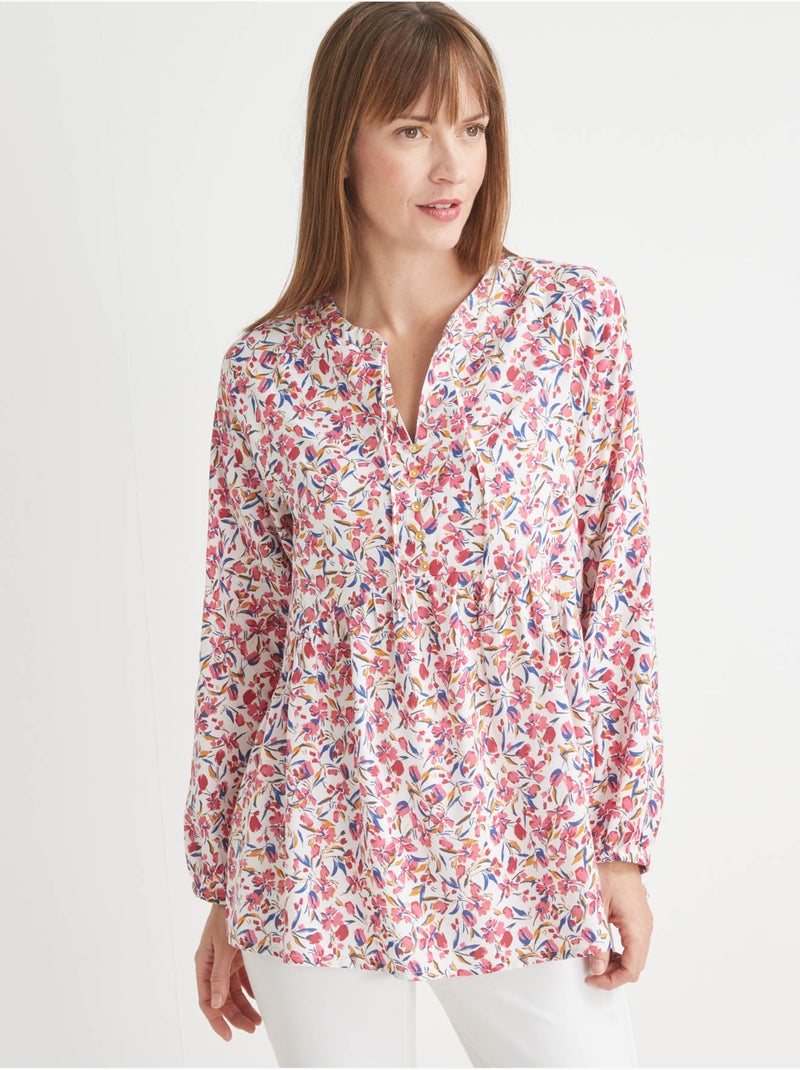 Blouse coupe ample - DAXON Rose/Multicolore - Kiabi