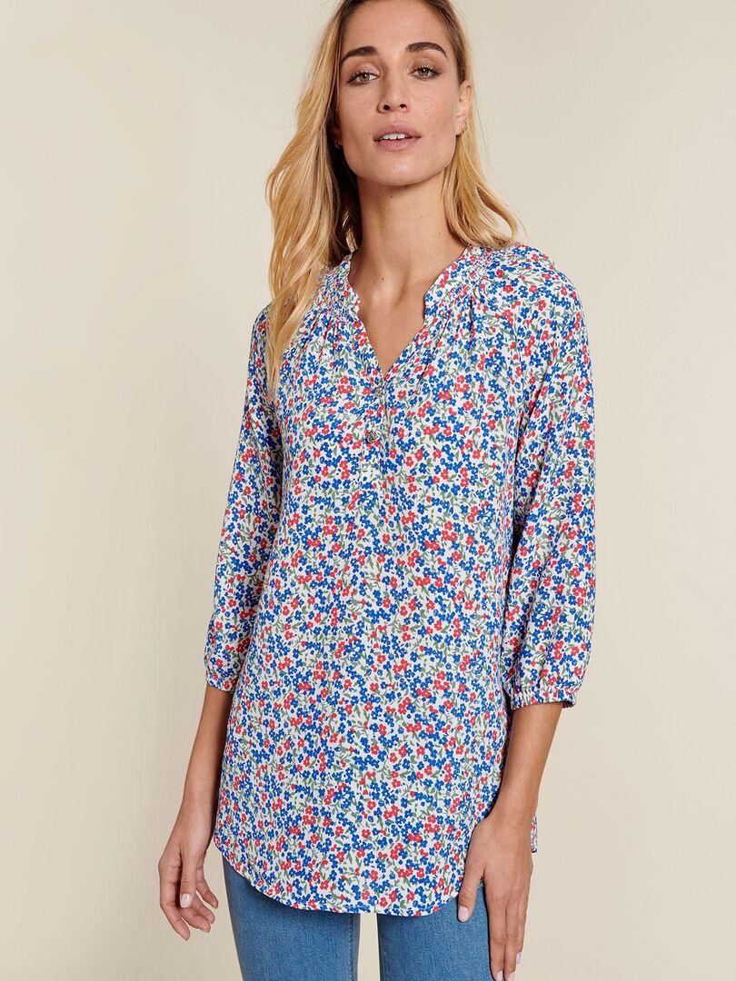 Blouse fleurie shops kiabi