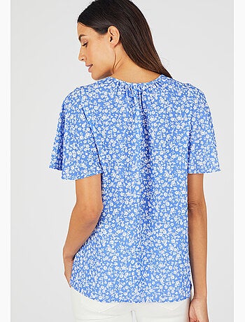 Blouse crêpe reliéfé - Damart