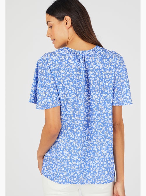 Blouse crêpe reliéfé - Damart - Kiabi