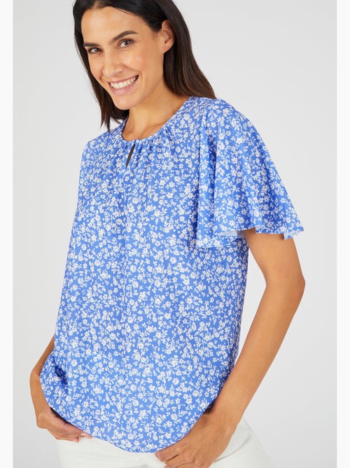 Blouse crêpe reliéfé - Damart - Kiabi